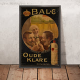 Oude Klare Vintage Advertising Poster, 1906