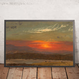 Sunset over the Catskills by Frederic Edwin Church, 1870