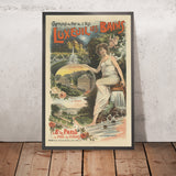 Affiche de voyage Luxeuil-les-Bains : Chemins de fer de l’Est par Pal, 1897 