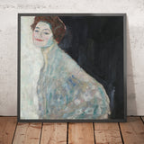 Lady in White by Gustav Klimt, 1917