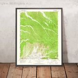 Old Map of Chimayo, New Mexico by USGS, 1953 – Rio Quemado & Santa Cruz River