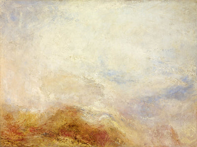 A mountain scene, Val d’Aosta by Turner, 1845