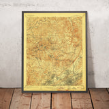 Old Map of Birmingham, Alabama by USGS, 1906 – Ensley, Red Mountain & Cahaba River