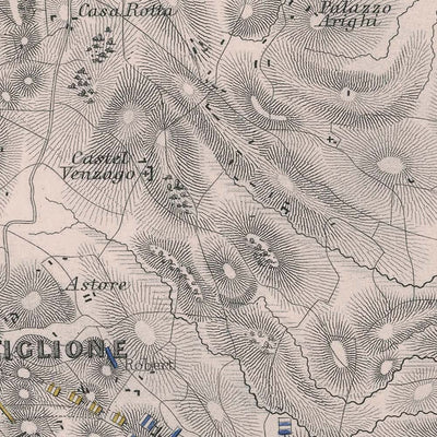 Batailles de Lonato et Castiglione par AK Johnston, 1796