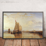 Le bateau à vapeur Dort de Rotterdam immobilisé par Turner, 1818 