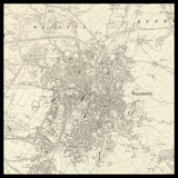 Personalised Old Map of Walsall