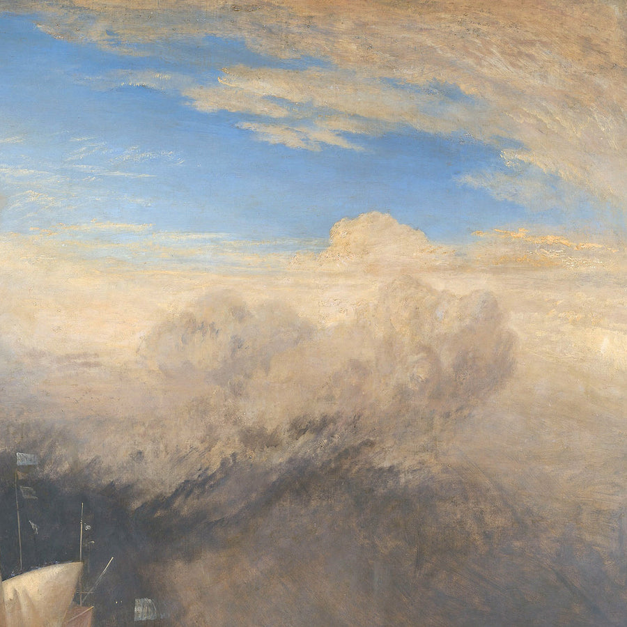 Barche da pesca con venditori che contrattano per il pesce di Turner, 1837 