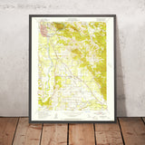 Old Map of Healdsburg, California by USGS, 1955 – Russian River, Dry Creek & Alexander Valley
