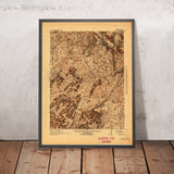 Old Map of Midway, Kentucky by USGS, 1941 – Kentucky River & Ekron
