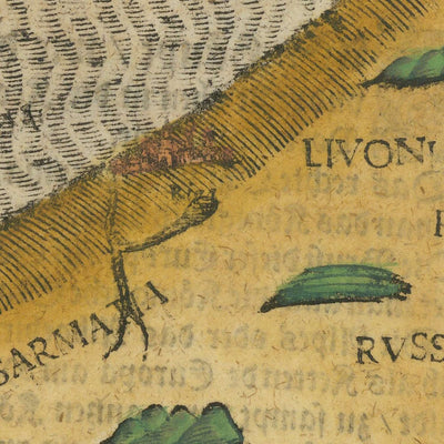 Mapa antiguo de Europa como reina, de Bunting, 1616: diseño antropomórfico, simbolismo de los Habsburgo, alegoría histórica