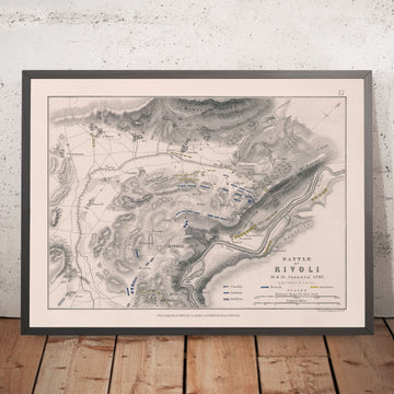 Bataille de Rivoli 14 et 15 janvier 1797 : Guerre de la Révolution française 