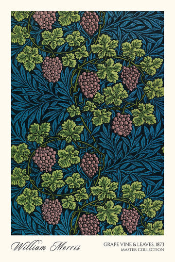 Weinrebe & Blätter von William Morris, 1873 