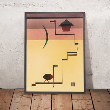 A framed image of 