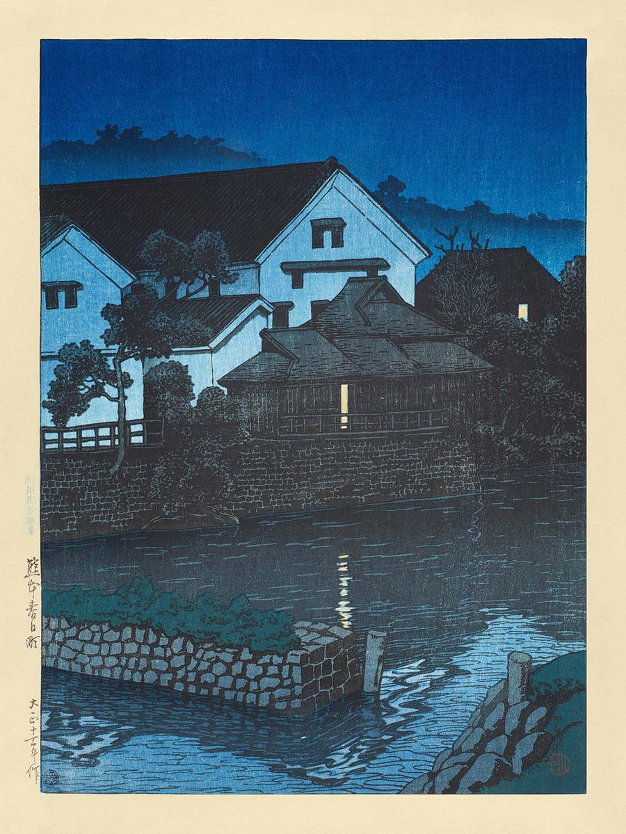 Kasuga Kumamoto por Hasui Kawase 1935 