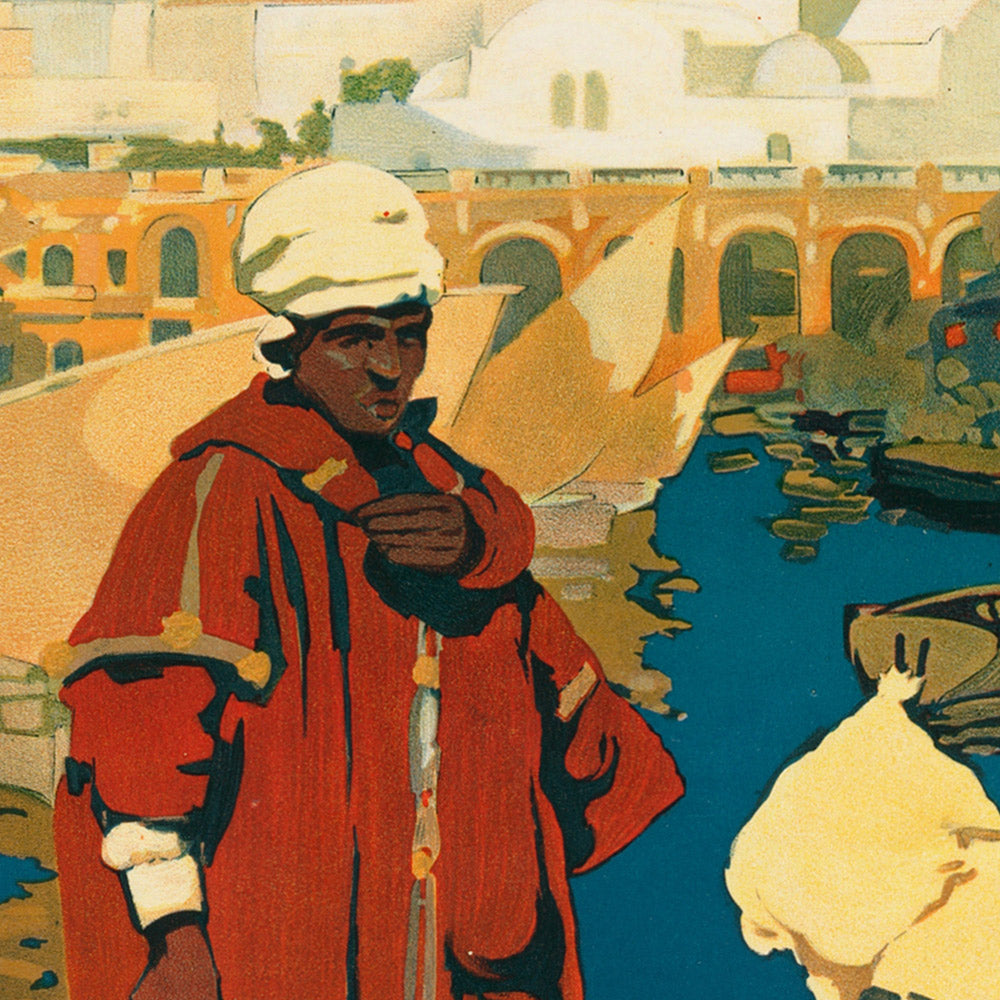 Algeria Travel Poster: Algérie by Léon Cauvy, 1930