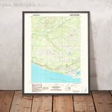 Map of Seldovia C-5 NE Alaska by USGS, 1987 – Homer, Kachemak Bay, Kenai Peninsula