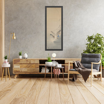 A framed image of 