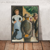 People on the Street by August Macke, 1909