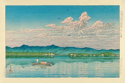 Lake Hamana by Hasui Kawase, 1935