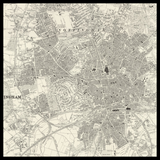Personalised Old Map of Nottingham