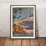 Niederbronn-les-Bains Reiseplakat: Chemins de fer d’Alsace et de Lorraine von R. Kister 