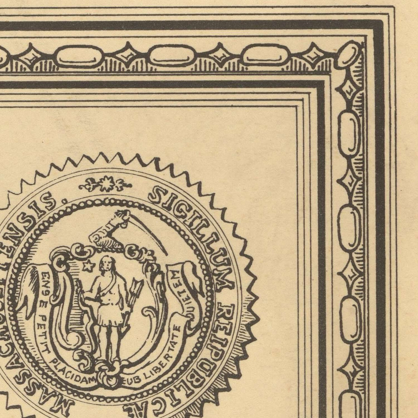 Alte Bildkarte von Rhode Island von Clegg, 1925: Providence, Newport, Schiffe, Kompassrose, Block Island