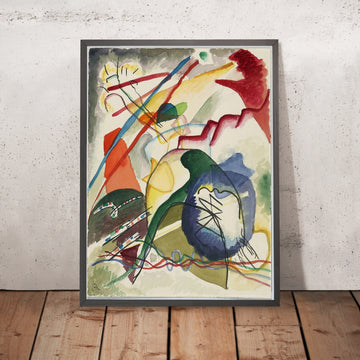 A framed image of 