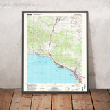 Map of Avila Beach, California by USGS, 1998 – Pismo Beach, San Luis Obispo Bay & Shell Beach