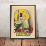 Cusenier Glaciale Vintage Crème de Menthe Poster by Pal, 1900