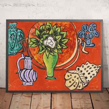 Une image encadrée de Nature morte au Magnolia (Still Life with Magnolia) par Henri Matisse, 1950