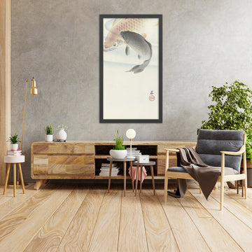 A framed image of 
