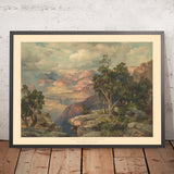 The Grand Canyon of Arizona, from Hermit Rim Road by Thomas Moran, 1912