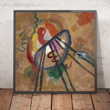 A framed image of 
