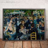 Dance at Le Moulin de la Galette by Pierre-Auguste Renoir 1876