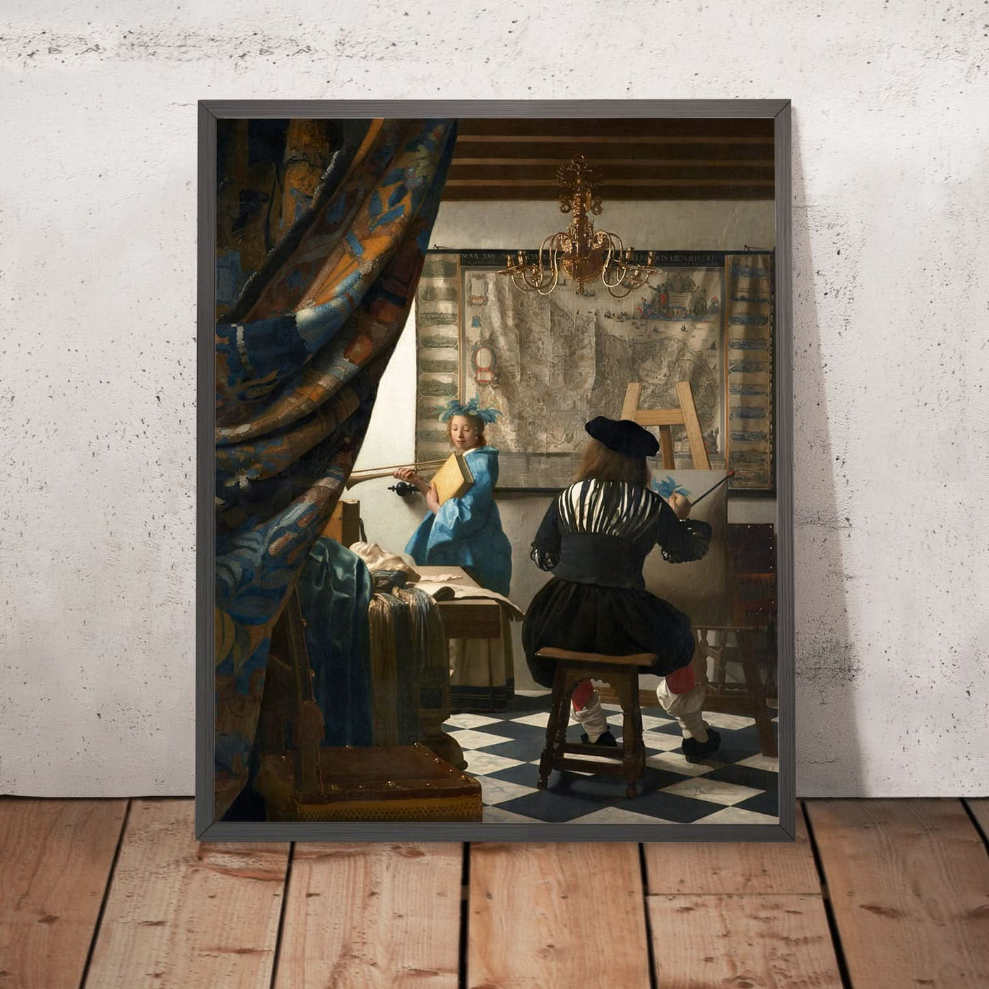 La alegoría de la pintura de Johannes Vermeer, 1666