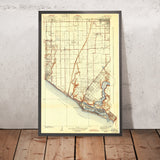 Old Map of Newport Beach, California by USGS, 1935 – Santa Ana, Huntington Beach & Newport Bay