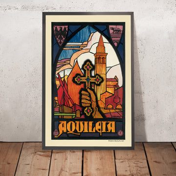 A framed image of 