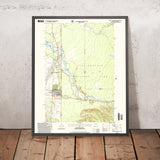 Map of West Yellowstone, Montana by USGS, 2000 – Yellowstone National Park, Madison River & Hebgen Lake