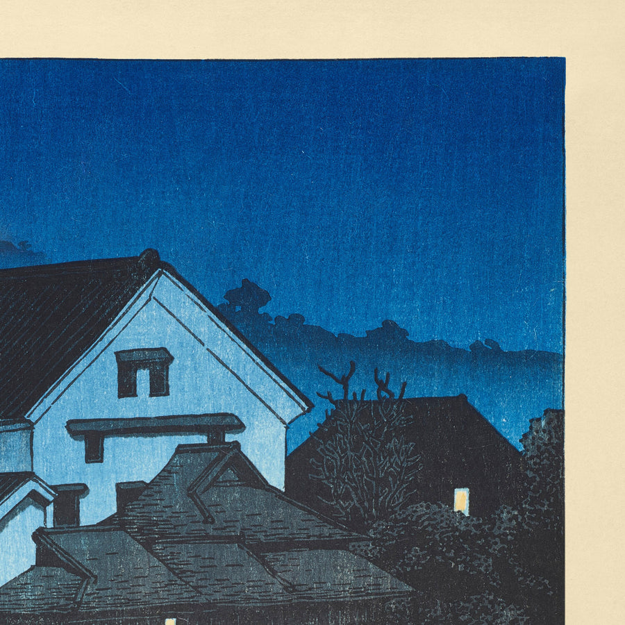 Kasuga Kumamoto por Hasui Kawase 1935 