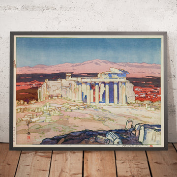 A framed image of 