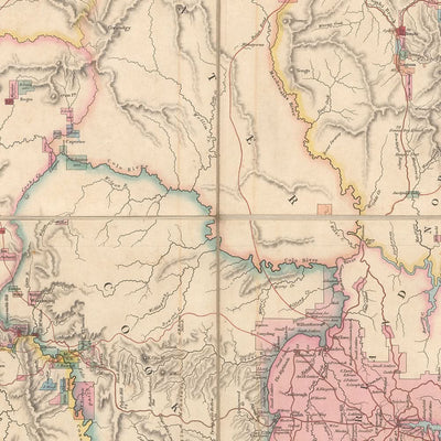 Ancienne carte de la Nouvelle-Galles du Sud par Dixon, 1837 : Sydney, Newcastle, Wollongong, rivières, comtés