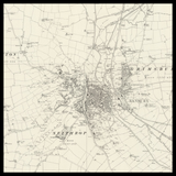 Personalised Old Map of Banbury