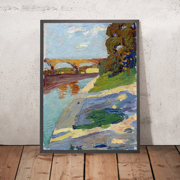 A framed image of 