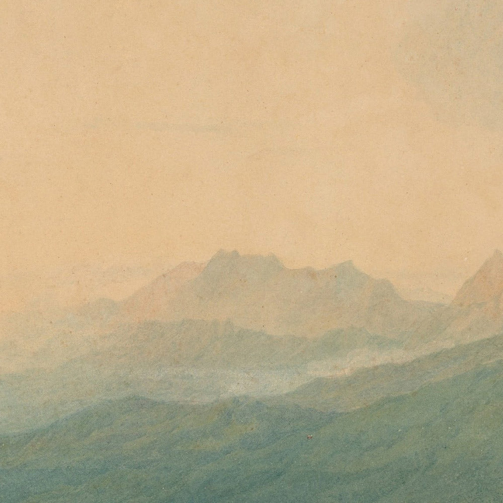 Lake Geneva and Mount Blanc by Turner, 1802