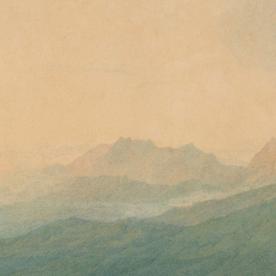 Lake Geneva and Mount Blanc by Turner, 1802