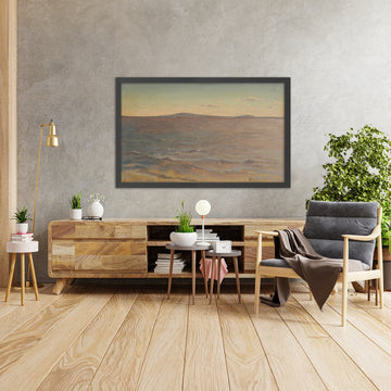 A framed image of 