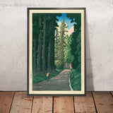 Der Weg nach Nikko von Hasui Kawase, 1935 