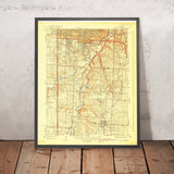 Old Map of Leawood, Kansas by USGS, 1939 – Kansas City, Overland Park & Shawnee