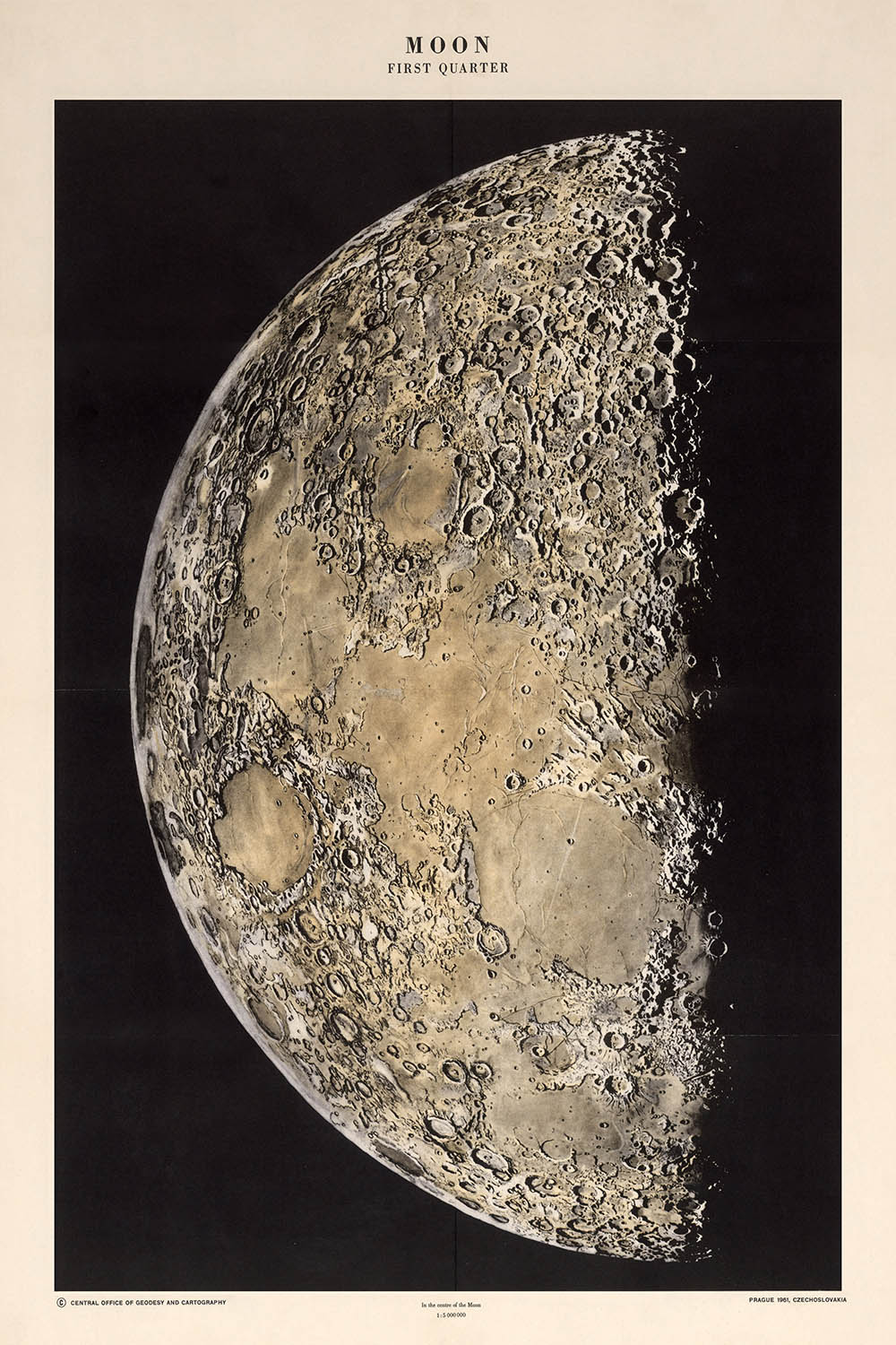 First Quarter of the Moon by Josef Klepešta, 1961