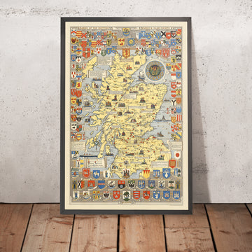 Ancienne carte historique de l&